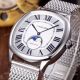 Copy Cartier Drive De Stainless Steel White Moon phase Dial Watches (2)_th.jpg